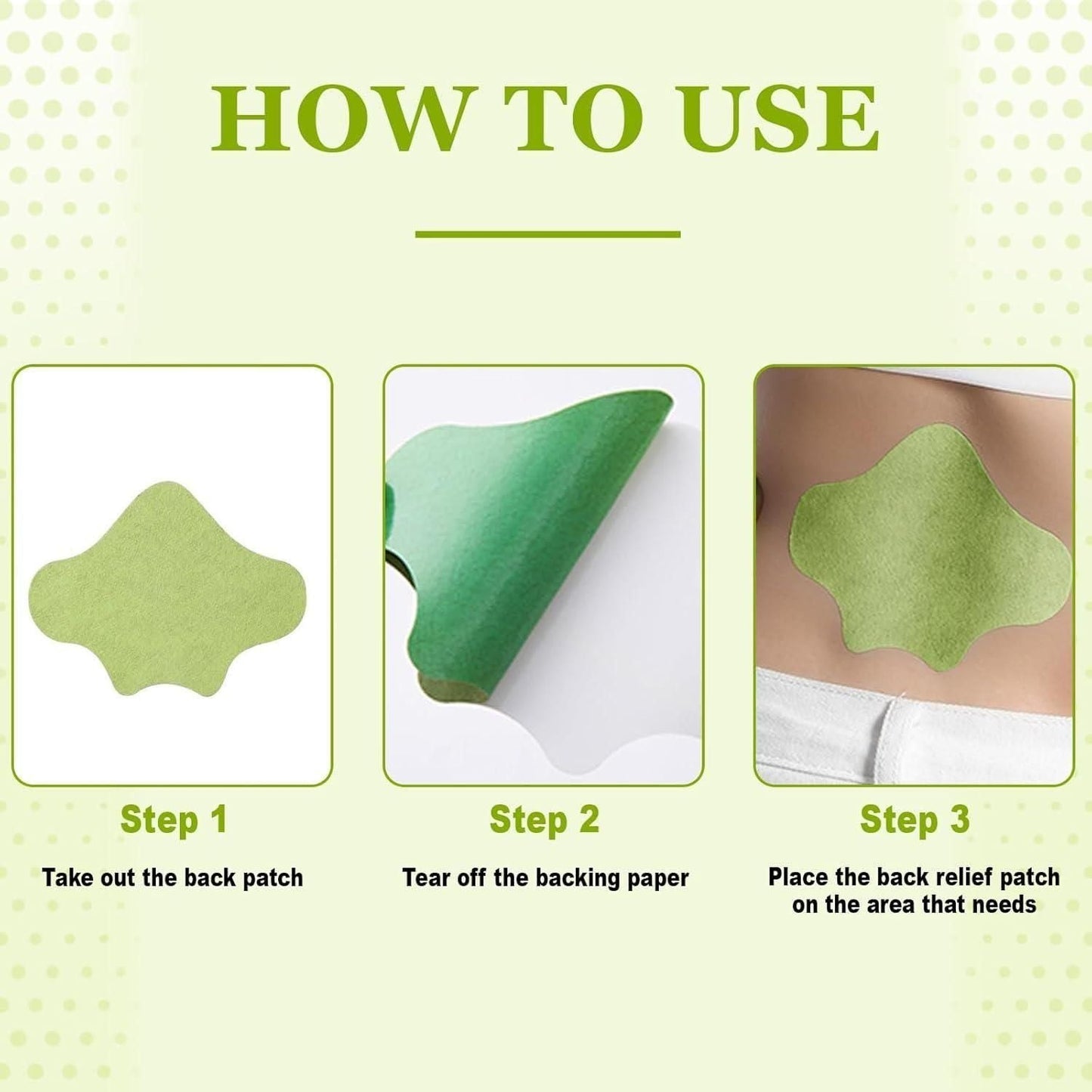 Natural Relief Knee Patches (Pack of 10, 20, 30) - Vistora